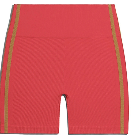 NWT adidas x IVY PARK High wasited coral shorts M - Picture 3 of 4